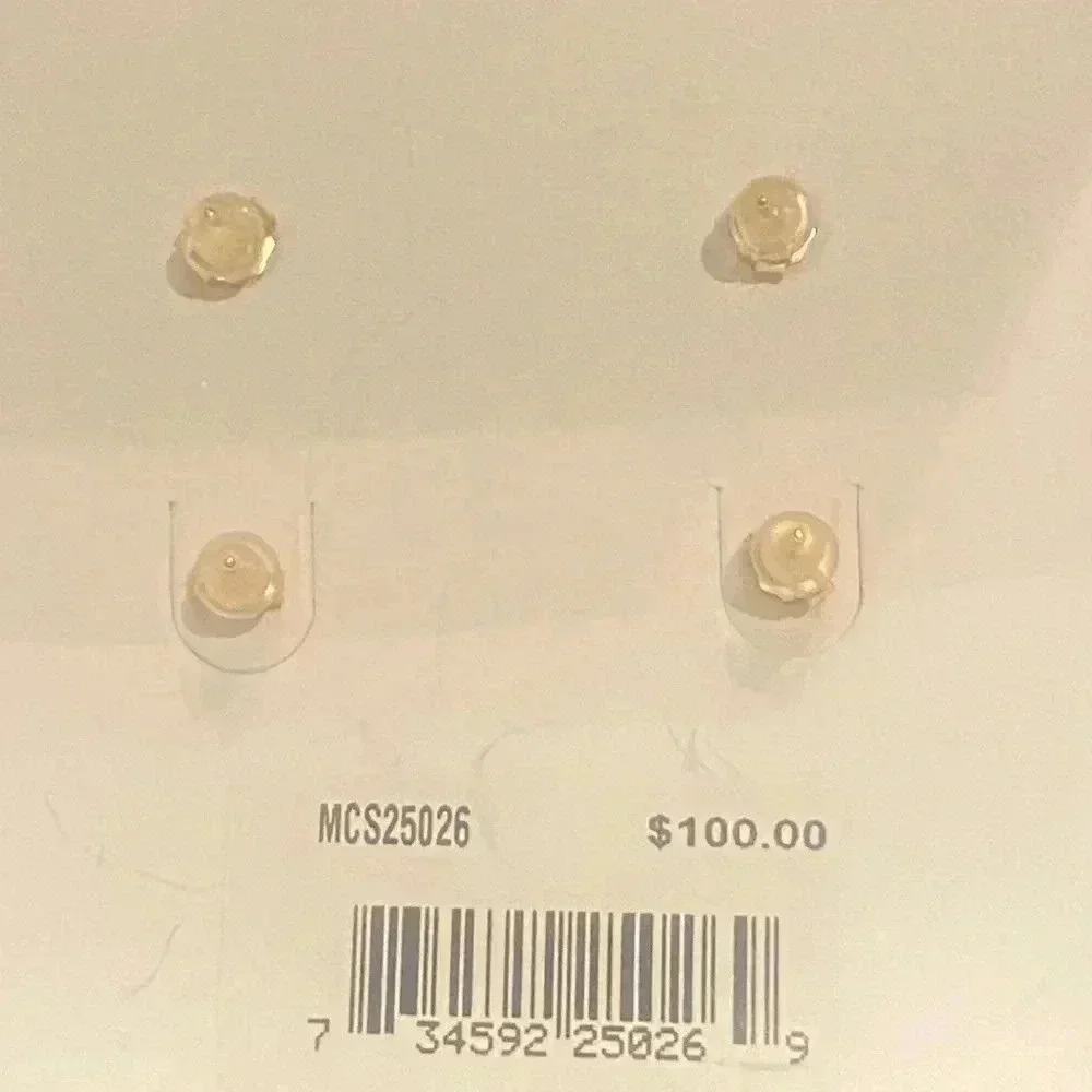R.H. Macy & Co. Lab Created White Sapphire 18k Gold over Sterling Silver